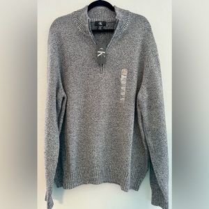 NWT-Calvin Klein quarter zip sweater